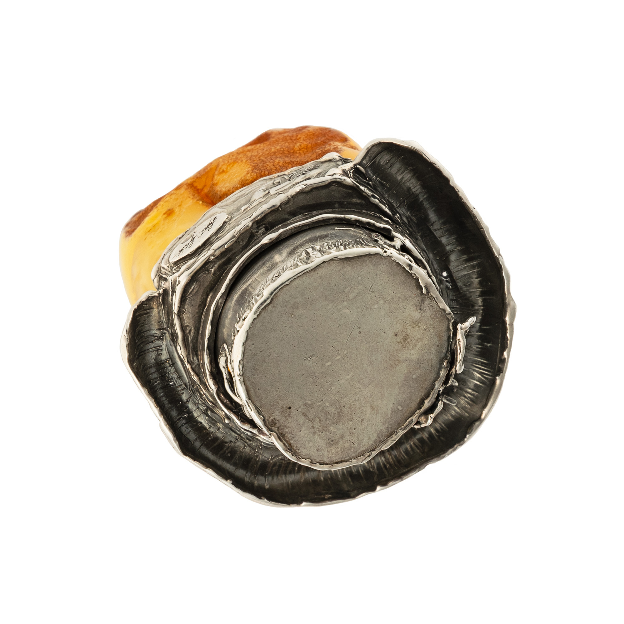 Sterling Silver and Baltic Amber in the Hat 4